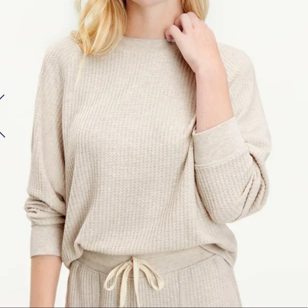 Splendid Blush Thermal Crew Neck NWOT